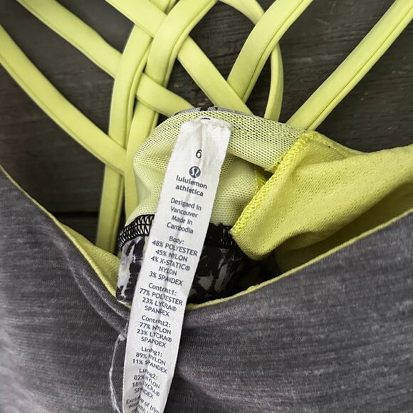 Lululemon Wild Tank Top Gray Size 6 - Picture 8 of 10